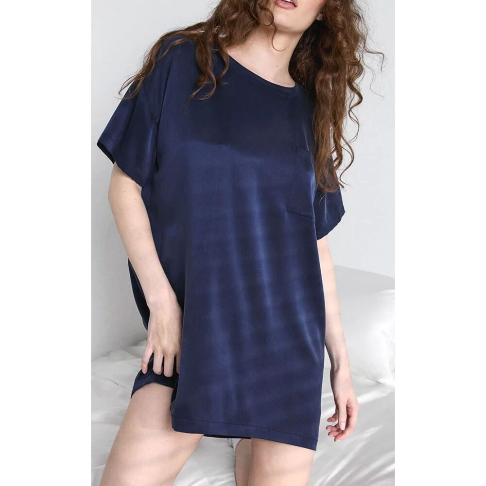 Lunya Washable Silk Oversized Sleep Tee